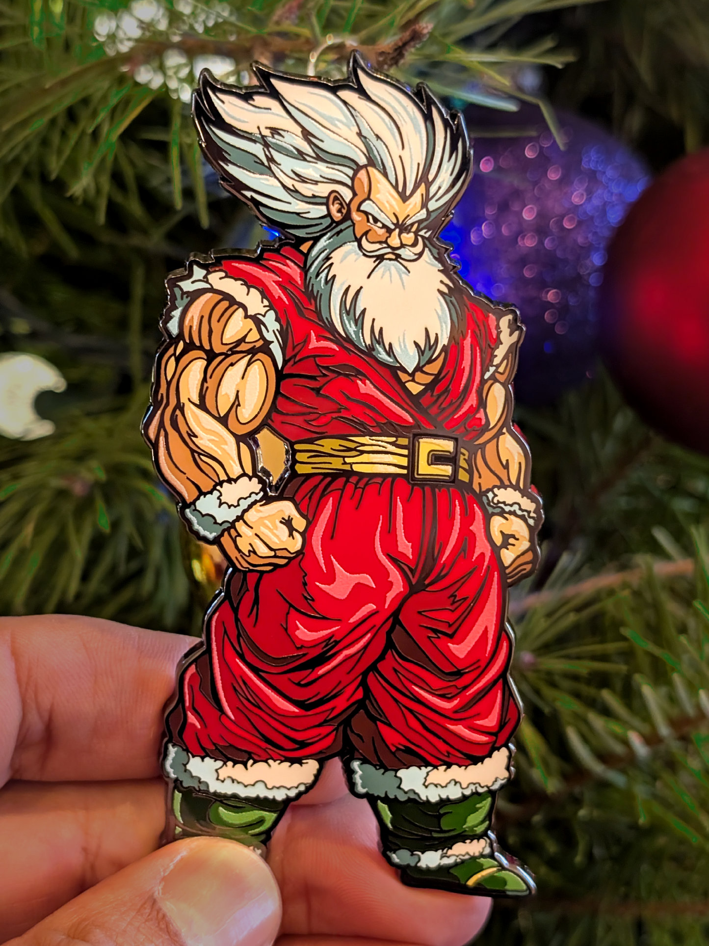 Greetings from X | Card & Pin | Santa Kurōzu 2024