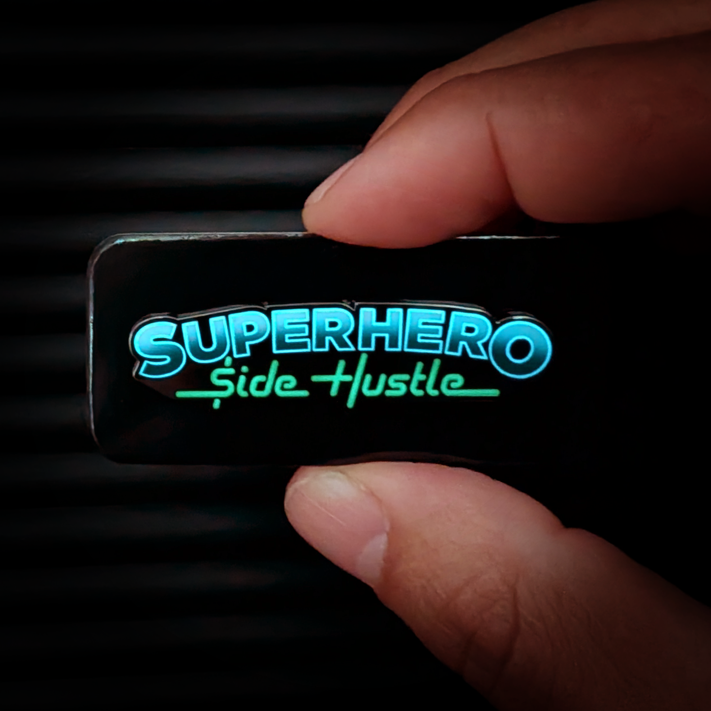 SUPERHERO Side Hustle | Galactic Set with Logo Pin